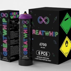 GreatWhip 670g N2O drink infusion cylinder